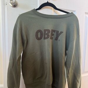 Obey Forest Green Pullover